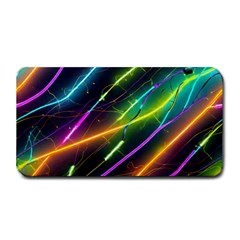 Vibrant Neon Dreams Medium Bar Mat by essentialimage