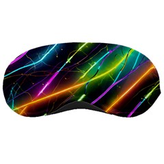 Vibrant Neon Dreams Sleep Mask by essentialimage