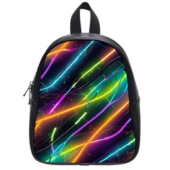 Vibrant Neon Dreams School Bag (small) by essentialimage