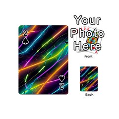 Vibrant Neon Dreams Playing Cards 54 Designs (mini)