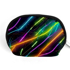 Vibrant Neon Dreams Accessory Pouch (medium) by essentialimage