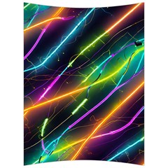 Vibrant Neon Dreams Back Support Cushion by essentialimage