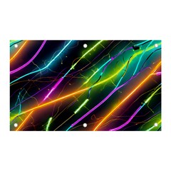 Vibrant Neon Dreams Banner And Sign 5  X 3  by essentialimage