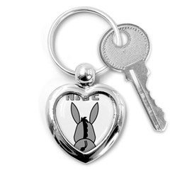 Donkey Ass Funny Nice Cute Floppy Key Chain (heart) by Sarkoni