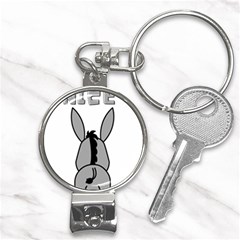 Donkey Ass Funny Nice Cute Floppy Nail Clippers Key Chain by Sarkoni