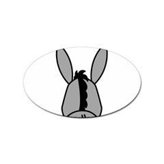 Donkey Ass Funny Nice Cute Floppy Sticker Oval (10 Pack) by Sarkoni