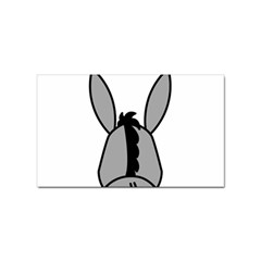 Donkey Ass Funny Nice Cute Floppy Sticker Rectangular (100 Pack) by Sarkoni