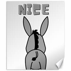 Donkey Ass Funny Nice Cute Floppy Canvas 8  X 10  by Sarkoni