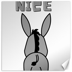 Donkey Ass Funny Nice Cute Floppy Canvas 12  X 12  by Sarkoni