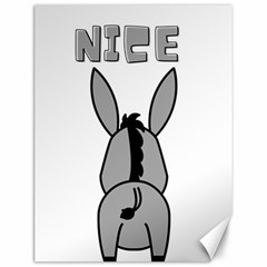 Donkey Ass Funny Nice Cute Floppy Canvas 12  X 16  by Sarkoni