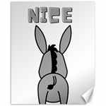 Donkey Ass Funny Nice Cute Floppy Canvas 16  x 20  15.75 x19.29  Canvas - 1