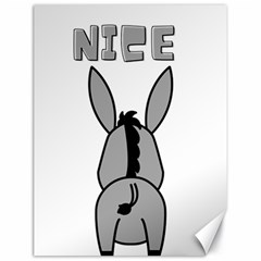 Donkey Ass Funny Nice Cute Floppy Canvas 18  X 24  by Sarkoni