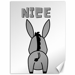 Donkey Ass Funny Nice Cute Floppy Canvas 36  X 48  by Sarkoni