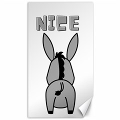 Donkey Ass Funny Nice Cute Floppy Canvas 40  X 72  by Sarkoni