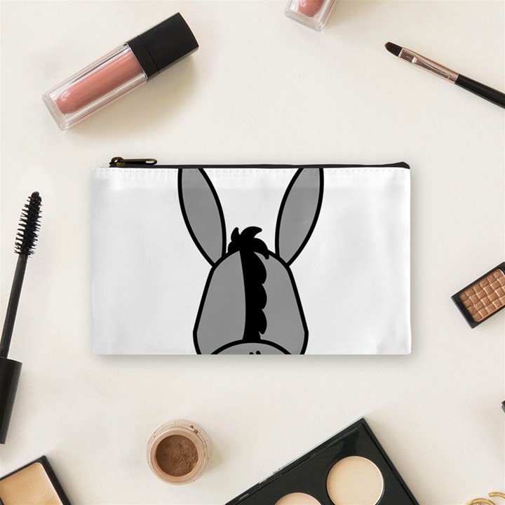 Donkey Ass Funny Nice Cute Floppy Cosmetic Bag (Small)