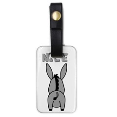 Donkey Ass Funny Nice Cute Floppy Luggage Tag (one Side) by Sarkoni