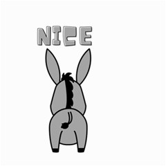 Donkey Ass Funny Nice Cute Floppy Small Garden Flag (two Sides) by Sarkoni