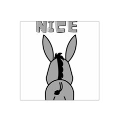 Donkey Ass Funny Nice Cute Floppy Satin Bandana Scarf 22  X 22  by Sarkoni