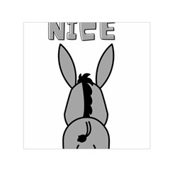 Donkey Ass Funny Nice Cute Floppy Square Satin Scarf (30  X 30 ) by Sarkoni