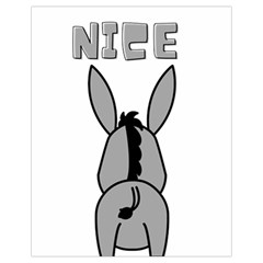 Donkey Ass Funny Nice Cute Floppy Drawstring Bag (small) by Sarkoni