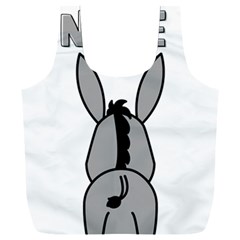 Donkey Ass Funny Nice Cute Floppy Full Print Recycle Bag (xxl) by Sarkoni