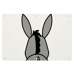 Donkey Ass Funny Nice Cute Floppy Banner And Sign 6  X 4  by Sarkoni