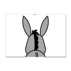 Donkey Ass Funny Nice Cute Floppy Crystal Sticker (a4)