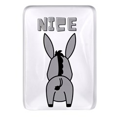 Donkey Ass Funny Nice Cute Floppy Rectangular Glass Fridge Magnet (4 Pack) by Sarkoni