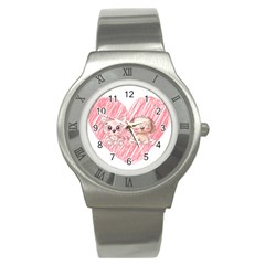 Paw Dog Pet Puppy Canine Cute Stainless Steel Watch by Sarkoni