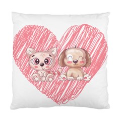 Paw Dog Pet Puppy Canine Cute Standard Cushion Case (two Sides) by Sarkoni