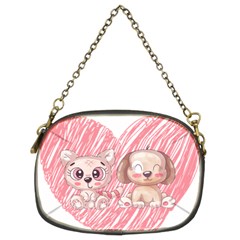 Paw Dog Pet Puppy Canine Cute Chain Purse (two Sides) by Sarkoni