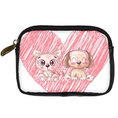 Paw Dog Pet Puppy Canine Cute Digital Camera Leather Case by Sarkoni