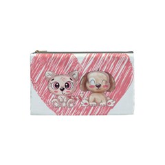 Paw Dog Pet Puppy Canine Cute Cosmetic Bag (small) by Sarkoni