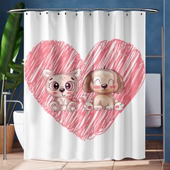 Paw Dog Pet Puppy Canine Cute Shower Curtain 60  X 72  (medium)  by Sarkoni