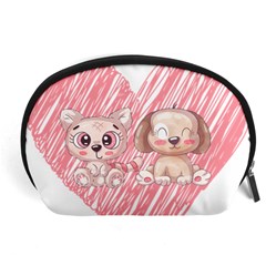 Paw Dog Pet Puppy Canine Cute Accessory Pouch (large) by Sarkoni