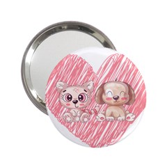 Cat Kitten Feline Pet Animal Cute 2 25  Handbag Mirrors by Sarkoni