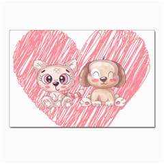 Cat Kitten Feline Pet Animal Cute Postcard 4 x 6  (pkg Of 10)