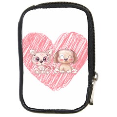 Cat Kitten Feline Pet Animal Cute Compact Camera Leather Case by Sarkoni