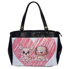 Cat Kitten Feline Pet Animal Cute Oversize Office Handbag by Sarkoni