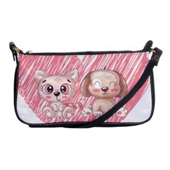 Cat Kitten Feline Pet Animal Cute Shoulder Clutch Bag by Sarkoni