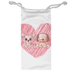 Dog Cat Animal Pet Heart Love Jewelry Bag by Sarkoni