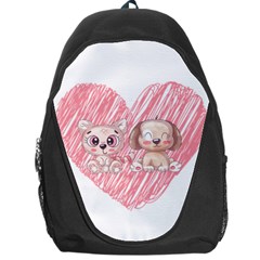 Cat Kitten Feline Pet Animal Cute Backpack Bag by Sarkoni