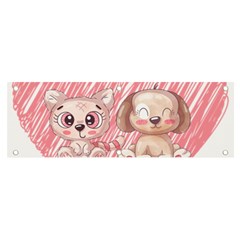 Paw Dog Pet Puppy Canine Cute Banner And Sign 6  X 2  by Sarkoni