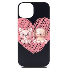 Paw Dog Pet Puppy Canine Cute Iphone 14 Black Uv Print Case by Sarkoni