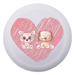 Dog Cat Animal Pet Heart Love Dento Box With Mirror by Sarkoni