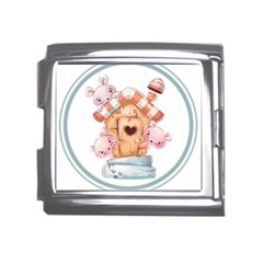 House Pet Animal Cute Mega Link Italian Charm (18mm) by Sarkoni