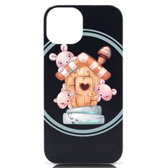 House Pet Animal Cute Iphone 14 Black Uv Print Case by Sarkoni