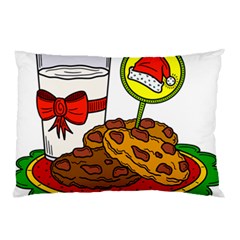 Milk Cookies Christmas Holidays Pillow Case by Sarkoni