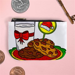 Milk Cookies Christmas Holidays Mini Coin Purse by Sarkoni