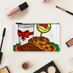 Milk Cookies Christmas Holidays Cosmetic Bag (small) by Sarkoni